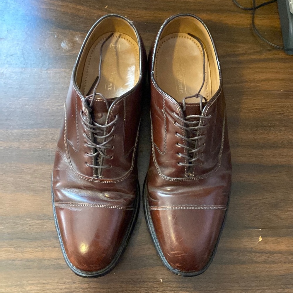 JOHNSON&MURPHY MENS DRESS SHOES SIZE 8.5